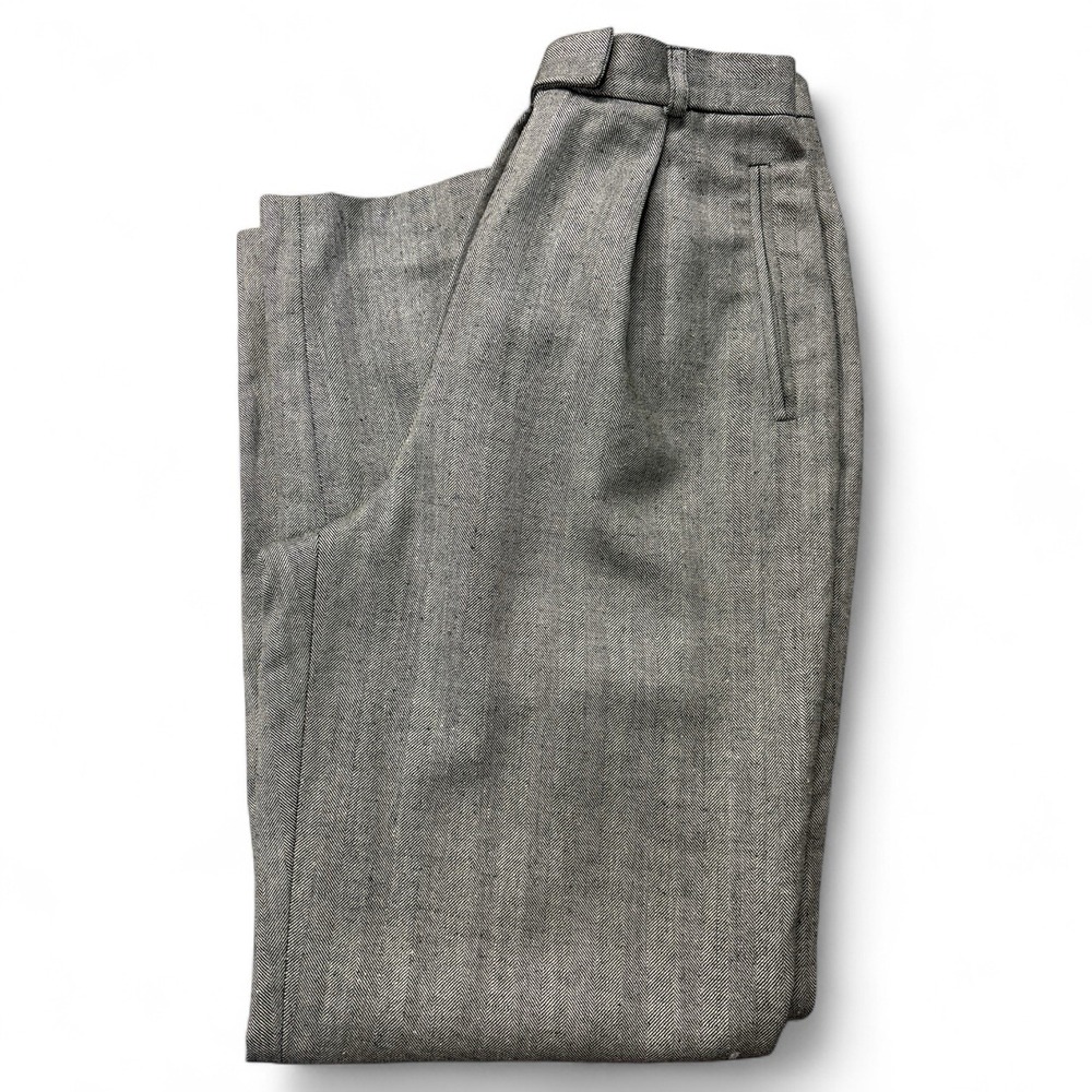 Lauren Ralph Lauren Petite Wool Silk Blend Taupe Pants - Size 4P